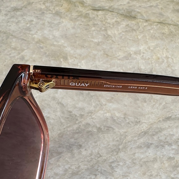 Quay Australia Rose-Tinted Sunglasses